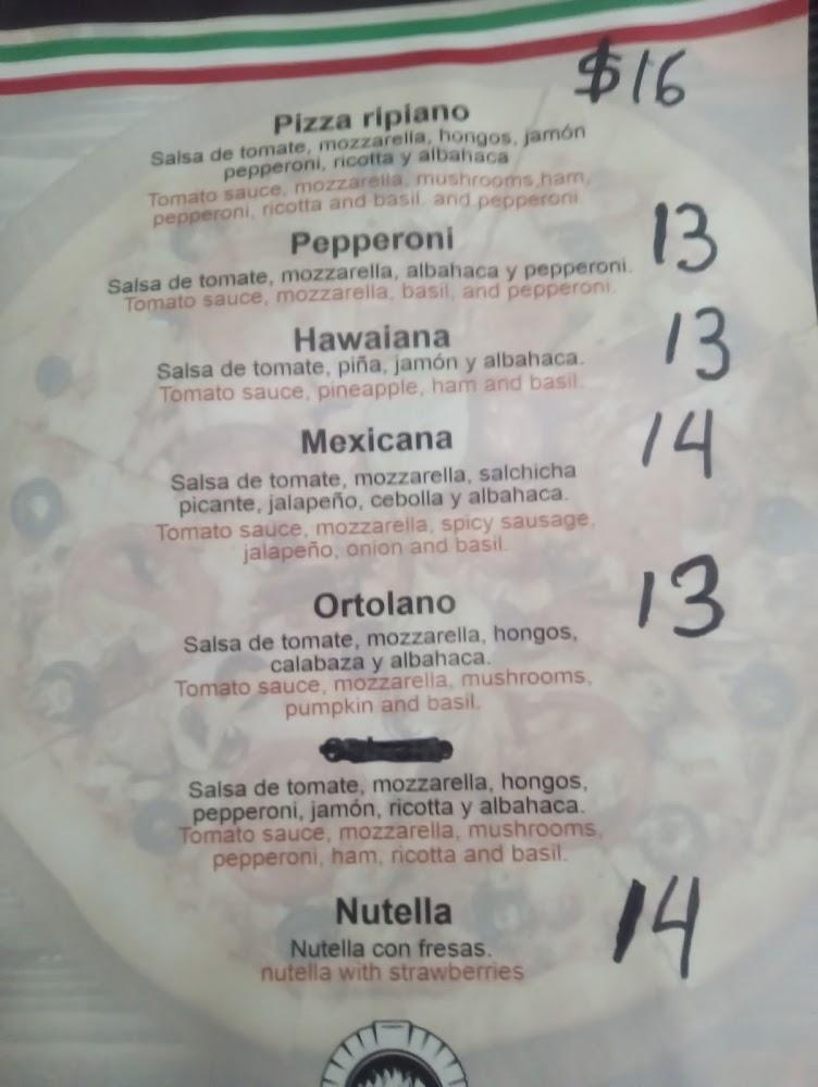 Tauro Wood Fired Pizza Menu image 1